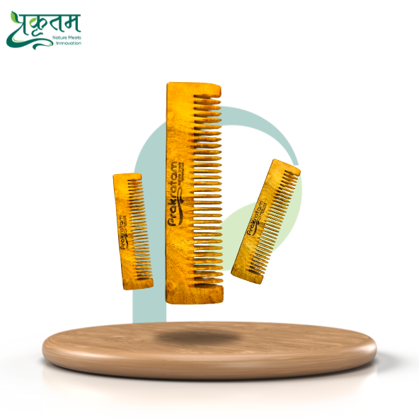 Bamboo Pocket Comb | 100% Natural Hair Care | Eco-Friendly and Anti-Static | Durable and Lightweight | Smooth Teeth for Gentle Grooming