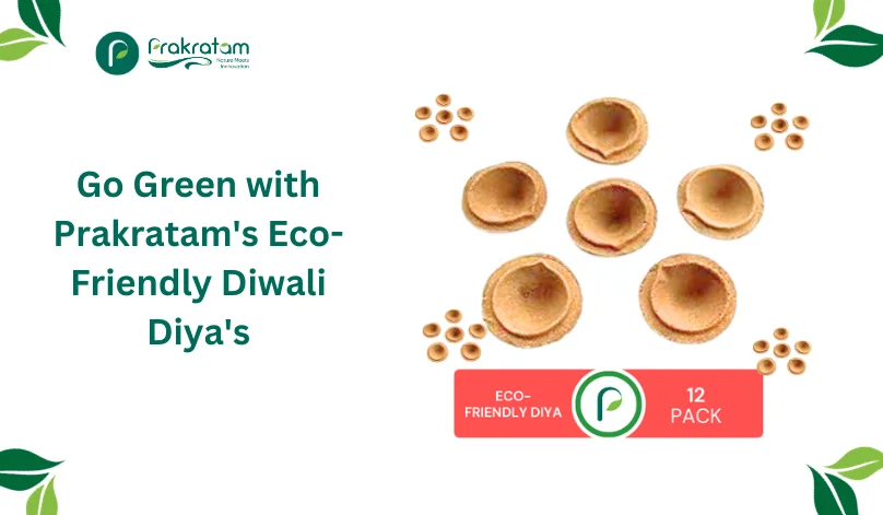 Go Green with Prakratam's Eco-Friendly Diwali Diya's